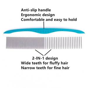 หวีแต่งขนสัตว์สำหรับสัตว์เลี้ยงแบบหนาแน่นหวีแต่งขนสัตว์ - Product Image 3