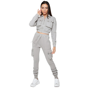 Wholesale Supplier offers 100% Cotton fashionable lounge wear tracksuits with Custom Logo and Professional Service trade. - Product Image 1