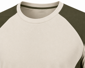T-shirt à manches courtes pour homme, été, respirant, coupe classique, col rond, 100% coton, tissu tricoté, décontracté, écologique - Product Image 2