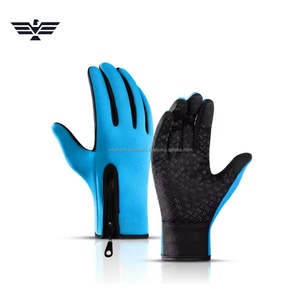 Guantes Térmicos Unisex de Invierno con Pantalla Táctil, Protección Completa para los Dedos, Resistentes al Viento, Antideslizantes, con Cierre de Cremallera en la Palma, para Ciclismo, Correr y Actividades al Aire Libre - Product Image 3