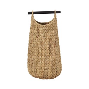 Porte-rouleau de papier toilette en jacinthe d'eau tressé à la main, panier de rangement durable en fibre naturelle pour salle de bain, vente en gros - Product Image 1