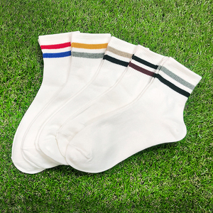 Calcetines Deportivos de Dos Rayas para Mujer Hechos en Corea K08W - Product Image 5
