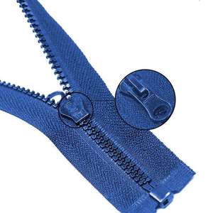 Cremallera de Resina Reforzada Personalizada al por Mayor 5 #   Cremallera de Plástico de Alta Calidad de 20 cm con Extremo Abierto para Bolsas y Textiles para el Hogar - Product Image 2