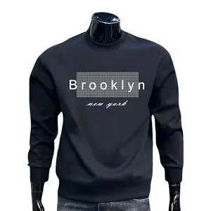 Sweat-shirt Homme 2026 – Tendance Urbaine Décontractée, Col Rond, Manches Longues, Pull Confortable Haut de Gamme pour Printemps-Automne, Idéal Extérieur et Chaud - Product Image 1