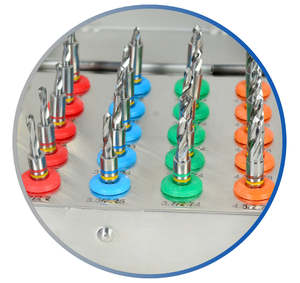 ชุดดอกสว่านรูปกรวยสำหรับปลูกฝังฟัน Sambrialmed International Dental Implant Conical Drills Kit 25 ชิ้น พร้อมจุกปิด  ชุดเครื่องมือผ่าตัดแบบใช้มือ SI-25-800 ได้รับการรับรองมาตรฐาน CE - Product Image 3