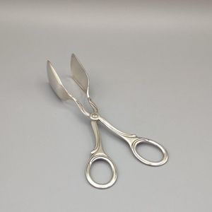 Reusable Stainless Steel Pastry <b>Tong</b> Durable <b>Serving</b> <b>Tong</b> Cake Bread Dessert Sugar Cube Kitchen Tableware Tool Home Hotel Use - Product Image 5