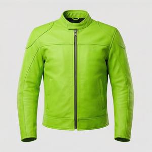 Blouson en cuir pour motos, haute qualité, couleur personnalisée, vêtements de sport, techniques d'impression Hump, pour motards et équipes de course, durable - Product Image 1