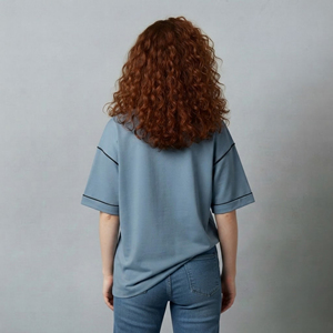 เสื้อยืดคอกลมทรงปกติ ขายดี ผ้าฝ้าย 100% ระบายอากาศได้ดี แขนครึ่งตัว สีพื้น เป็นมิตรกับสิ่งแวดล้อม เหมาะสำหรับฤดูร้อน ปักโลโก้ตามสั่ง - Product Image 3