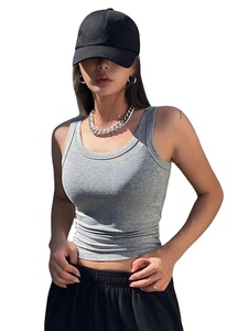 Débardeur tricoté sans manches confortable pour femme grande taille, col rond, couleur unie, respirant, décontracté, à porter au quotidien en automne - Product Image 2