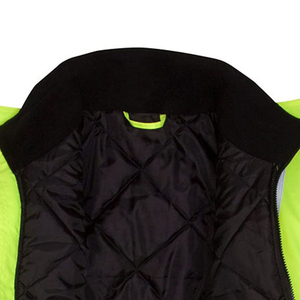 Chaqueta de Seguridad de Alta Visibilidad, Impermeable, Reflectante, para Trabajo en Exteriores, Resistente al Viento, Protección Industrial Contra Incendios, 100% Poliéster - Product Image 4