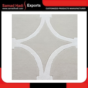 Alfombras de Lana Hechas a Mano, con Diseño Geométrico Bordado, para Vestíbulo de Hotel, Sala de Estar, Venta al Por Mayor B2B - Product Image 4