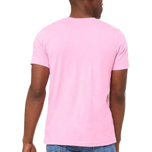 เสื้อยืดคอกลมแขนสั้นผู้ชายผ้าฝ้ายแท้ 100% แบบสั่งทำ OEM สีทูโทน สวมใส่สบาย ระบายอากาศได้ดี แห้งเร็ว ทรงปกติ เหมาะสำหรับออกกำลังกาย - Product Image 4