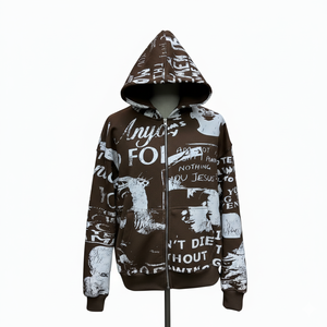 Sudadera con capucha de excelente calidad y buen precio para hombre, unisex, corte regular, con logo impreso personalizado en varios colores. - Product Image 5