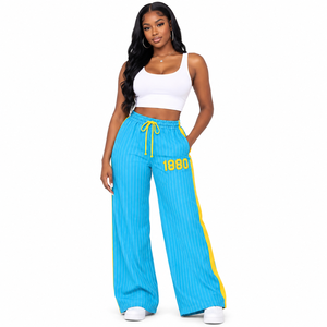 Pantalones Deportivos Anchos con Rayas de la Universidad Southern HBCU y A&M College, Venta al Por Mayor |   Ropa Universitaria HBCU - Product Image 1