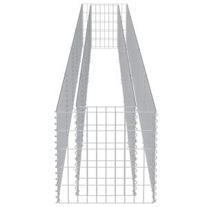 Pots de fleurs et jardinières en acier galvanisé 177.2 \ "x19.7 \" x19.7 \" - Product Image 6
