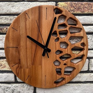 Premium Handmade Durable Wooden Modern <b>Clock</b> Stylish Home Decor for Living Room <b>Bedroom</b> Office by M/S SHAAD HANDICRAFTS - Product Image 3