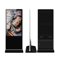 Promosi Layar LCD Dalam Ruangan 55 Inci Android 1920*1080 Layar Sentuh Kapasitif IR Papan Digital untuk Shopping Mall