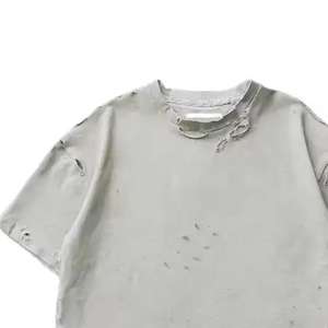 Nouveau T-shirt Homme Oversize Vintage Délavé Effet Minéral et Acide, Coupe Boxy, Personnalisable, Effet Usé - Product Image 3