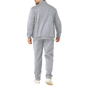 Conjunto Deportivo de 2 Piezas para Hombre, Invierno 2026, Bordado, 100% Algodón, Felpa, Transpirable, Chaqueta con Cremallera, Sudadera, Nuevo - Product Image 6