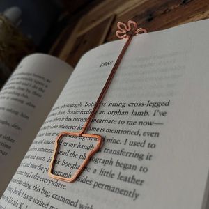 Unique Handmade Copper Bookmark For Reading Enthusiasts Looking For Elegant <b>Book</b> Accessories - Product Image 6