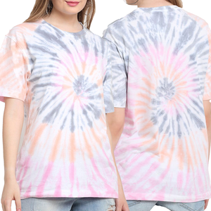 Women's Tie <b>Dye</b> Short Sleeve Crew Neck T-Shirt Regular Fit Cotton Jersey Loose Casual Spring Summer - Product Image 3