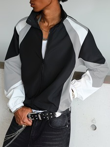 Custom OEM ODM Windbreaker <b>Jacket</b> Manufacturer <b>Men's</b> Outdoor Performance <b>Jacket</b> Polyester Nylon Private Label Custom Logo - Product Image 5