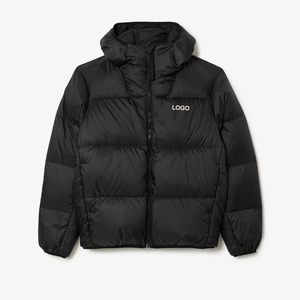 Men's Hooded Lightweight Water-Repellent Puffer Jacket Quilted Insulated Full Zip Winter <b>Coat</b> Warm Outdoor Casual Activewear - Product Image 1