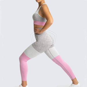 In Stock Top Quality Elastic Waist Women Yoga <b>Sets</b> Unique Design Made In Best Quality Lightweight Women Yoga <b>Sets</b> - Product Image 3