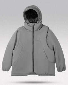 Custom Waterproof Techwear <b>Jacket</b> Men's Cyberpunk Streetwear Tactical Windbreaker Functional Outdoor Hooded Winter Parka Coat - Product Image 1