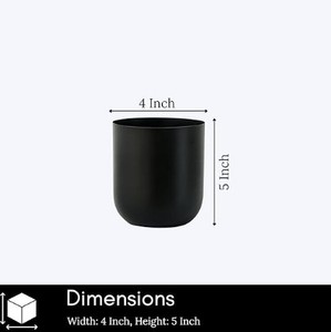 Maceta Colgante de Hierro Negro |   Decoración de Plantas Moderna y Minimalista Europea para el Hogar y la Oficina - Product Image 2