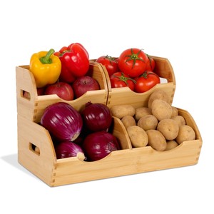 Bols à fruits en bambou tressé en forme de nid, vente en gros |   Miel naturel artisanal - Product Image 4