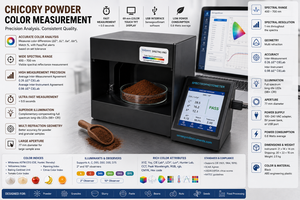 Espectrofotómetro de Color para Achicoria, Analizador Digital de Color con Gran Apertura de 77 mm para Polvo, Gránulos y Cubos de Achicoria Tostada - Product Image 6