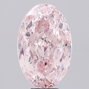 Diamant de laboratoire cultivé en CVD, qualité VS2, polissage excellent, certifié IGI, export, qualité supérieure, taille ovale, rose intense fantaisie. - Product Image 6