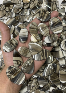 Venta al por mayor: Lote de 4 kg de ágatas Flint cabujón a solo $699, piedras preciosas sueltas de tamaños y formas surtidas, envío gratis. - Product Image 6