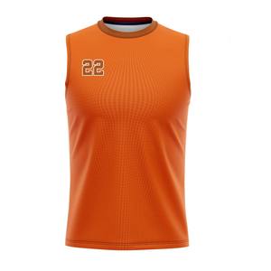 Couleurs et motifs d'équipe personnalisables Maillot de football 7V7 à manches courtes Panneaux en maille respirante Matière 100% polyester - Product Image 5