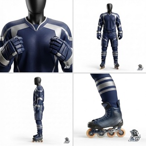Tenue de hockey sur roulettes pour hommes : Maillot de performance, short, chaussettes, ensemble d'entraînement, vêtements de sport athlétiques de qualité supérieure, construction durable - Product Image 6