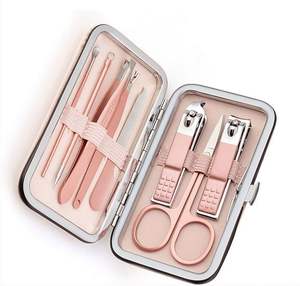 Juego de Manicura de Belleza, Cortaúñas de la Mejor Calidad, Tijeras para Cutículas, Lima de Uñas, Empujador de Cutículas, Kit de Belleza de 8 Piezas - Product Image 6