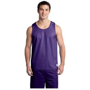 Men's Reversible <b>Mesh</b> Basketball Tank <b>Top</b> Sleeveless Sports Jersey Breathable Quick Dry Training Workout Teamwear OEM ODM - Product Image 5