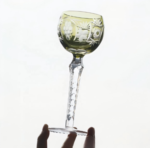 Verres à vin <span class=keywords><strong>en</strong></span> <span class=keywords><strong>cristal</strong></span> multicolores et taillés à la main, verres à vin à pied et à base taillés, décoration de bar à domicile - Product Image 6
