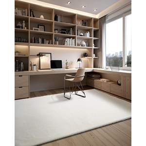 Alfombras de Área Modernas para Decoración del Hogar, Antideslizantes, No Tejidas, que No Desprenden Pelusa, para Interiores, de Felpa Suave, 8 x 10 pies, Alfombra Peluda - Product Image 5