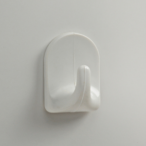 VL CUPOLA Plastic Single-Tier <b>Wall</b> Mounted Self-Adhesive Clothing <b>Hook</b> 1010 Large Bathroom - Product Image 1
