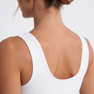 Women's Spandex/Nylon Pleated One-Piece Backless Sportswear Outdoor Anti-Walk Fitness <b>Skirt</b> Breathable with Pockets - Product Image 5