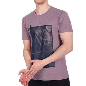 Camiseta Premium de Algodón para Hombre, Cuello Redondo, Manga Corta, Corte Regular, Transpirable, Lisa, Informal, Holgada, con Logotipo Personalizado, Venta al Por Mayor de Fábrica - Product Image 1