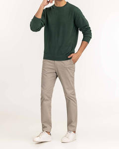 Chaqueta de Punto Personalizada OEM de Invierno, 100% Algodón, Estilo Casual Vintage, con Cuello Camisero y Patrón Jacquard, para Hombre - Product Image 4