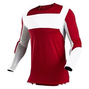 premium motocross jersey lightweight sportswear motorcycle racing apparel moisture wicking MX jersey custom branding manufacture - Product Image 1