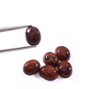 Top Quality Natural Marconi Jasper Oval Cabochon 8x6mm Loose Gemstone for Jewelry Making <b>Rings</b> Pendants Earrings Crafts - Product Image 6