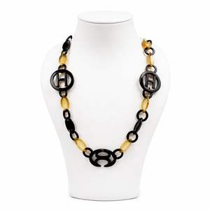 Elegante Collar de Cuerno Natural, Perfecto para Estilos de Joyería en Capas y Tendencias de Accesorios de Moda Moderna - Product Image 2