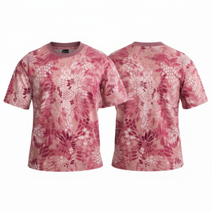 เสื้อยืดพิมพ์ลายพรางแบบกำหนดเอง แขนสั้น คอกลม ระบายอากาศได้ดี เหมาะสำหรับใส่ลำลอง เล่นกีฬากลางแจ้ง เสื้อผ้าขายส่ง - Product Image 5