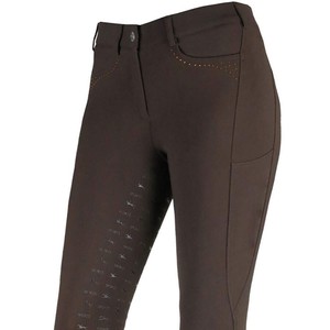 High Quality 4-way Stretch Horse Riding Breeches <b>Leggings</b> Tights <b>Equestrian</b> Wear Pants on Technical Fabric with Soft Feel - Product Image 3
