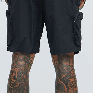 Pantalones cortos tipo cargo para hombre, perfectos para el verano, diseño de alta calidad con bolsillos y cintura elástica para mayor comodidad, ropa informal y moderna. - Product Image 5